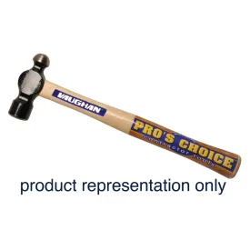 13-3/4" 16 oz Commercial Ball Peen Hammer with Wood Handle VAUTC016