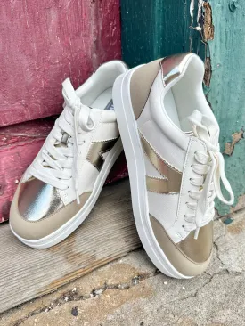 Astra Gold Sneaker by Mia