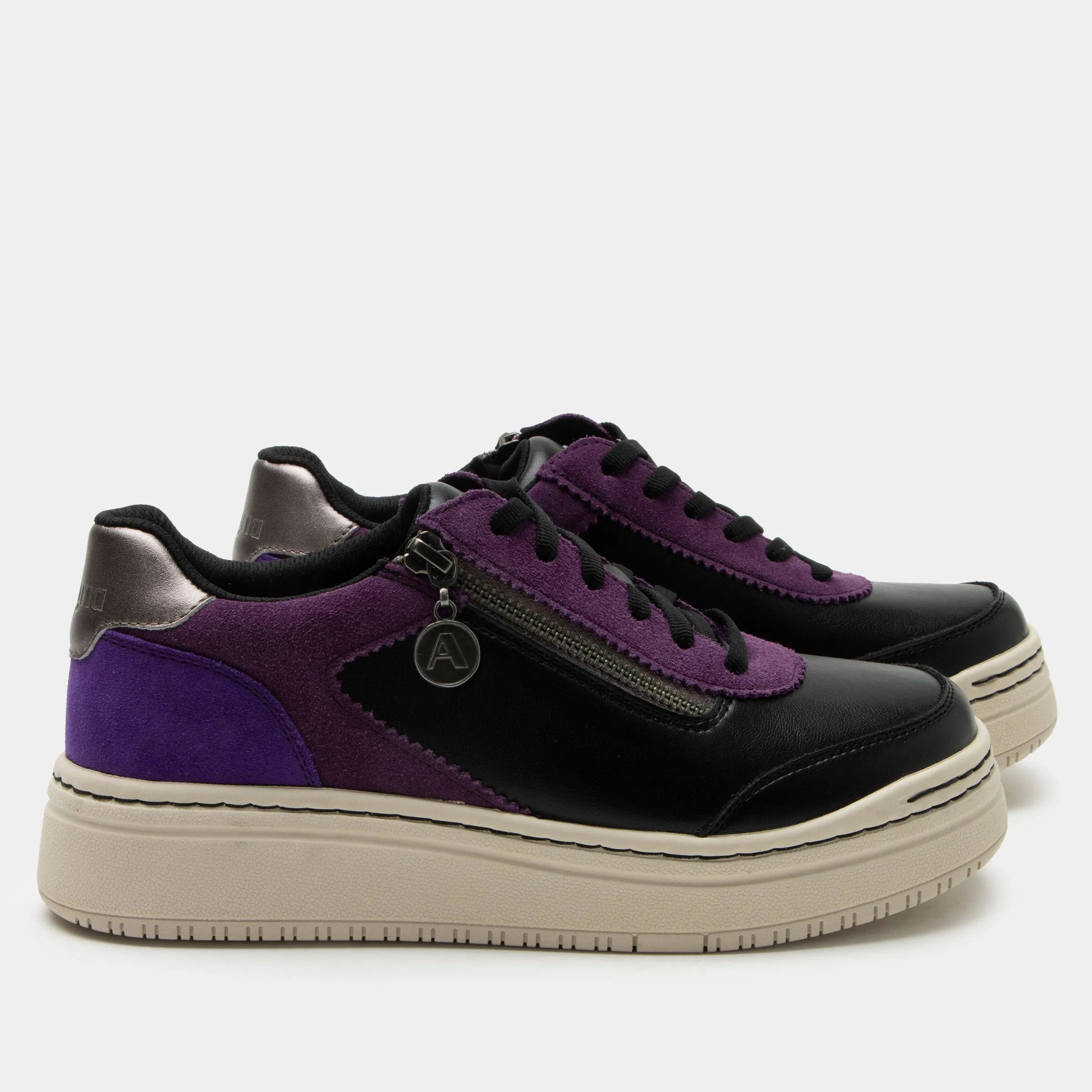 Averie Black Purple Shoe