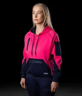 Bad Women's Waterproof Rain Defend Hi Vis Hoodie