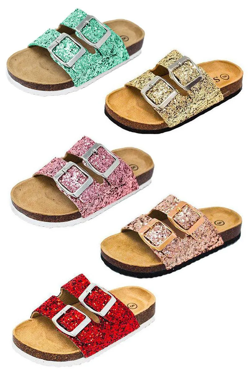 Birkley Glitter Sandals