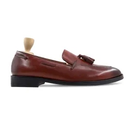 Brenti - Men's Reddish Brown Calf Leather Loafer