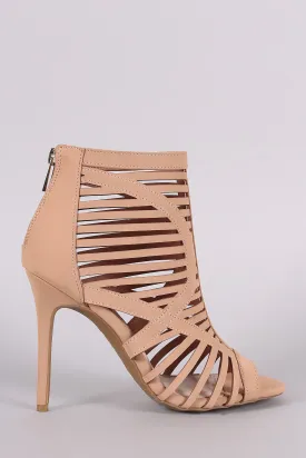 Cassie -  Peep Toe Stiletto Heel