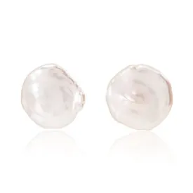 Decus large keishi pearl studs