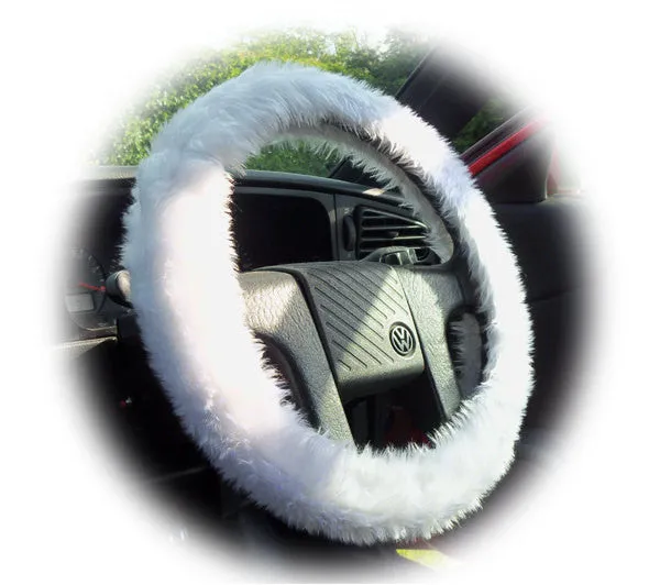 Fuzzy furry steering wheel cover choice of colour's