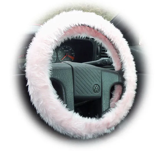 Fuzzy furry steering wheel cover choice of colour's