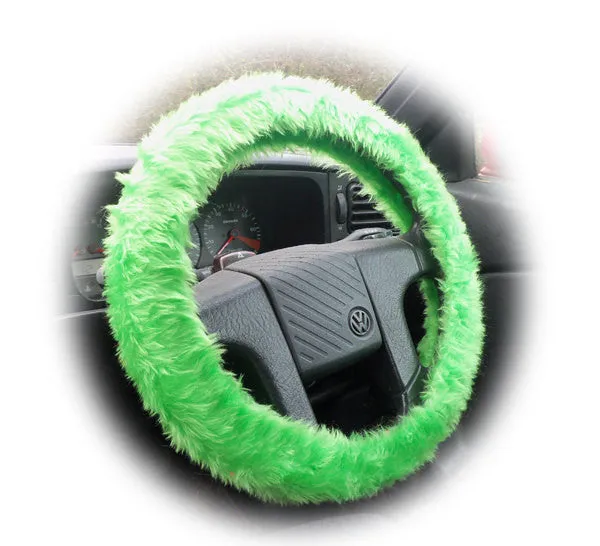 Fuzzy furry steering wheel cover choice of colour's