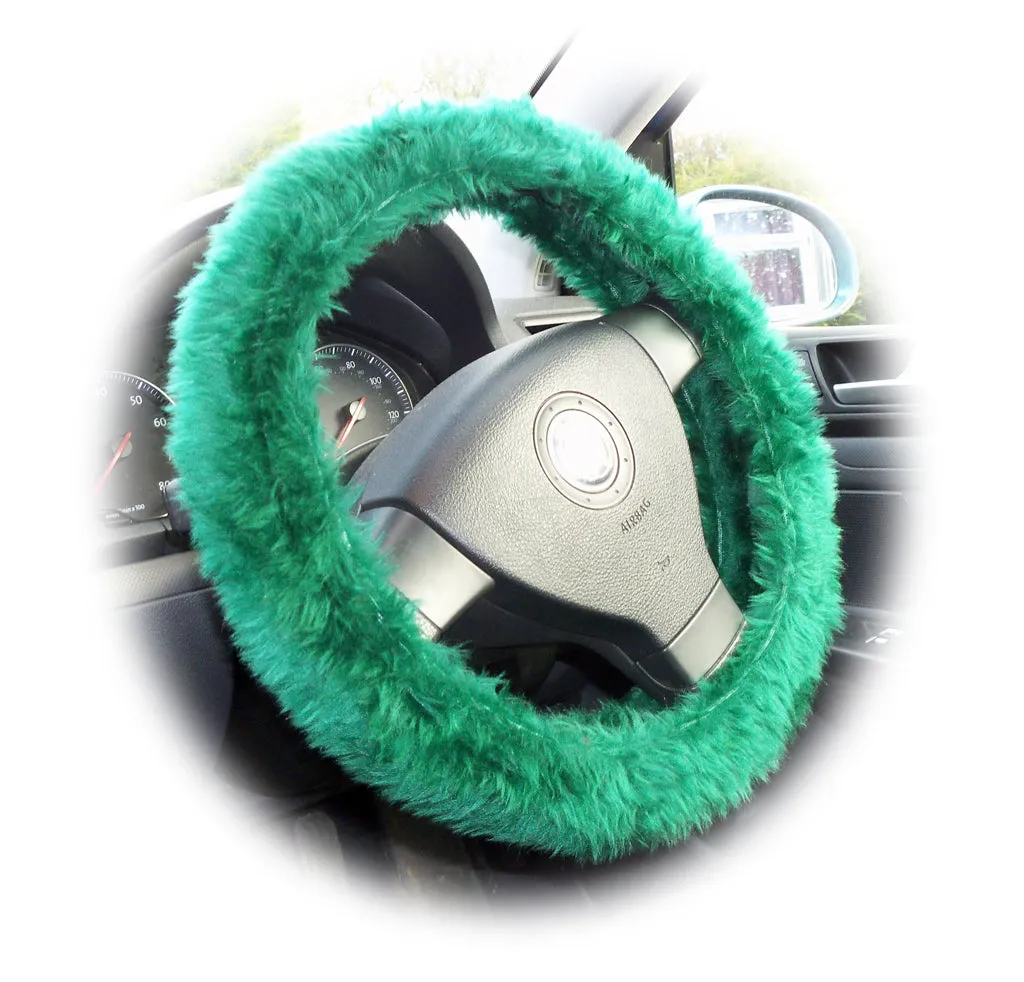 Fuzzy furry steering wheel cover choice of colour's