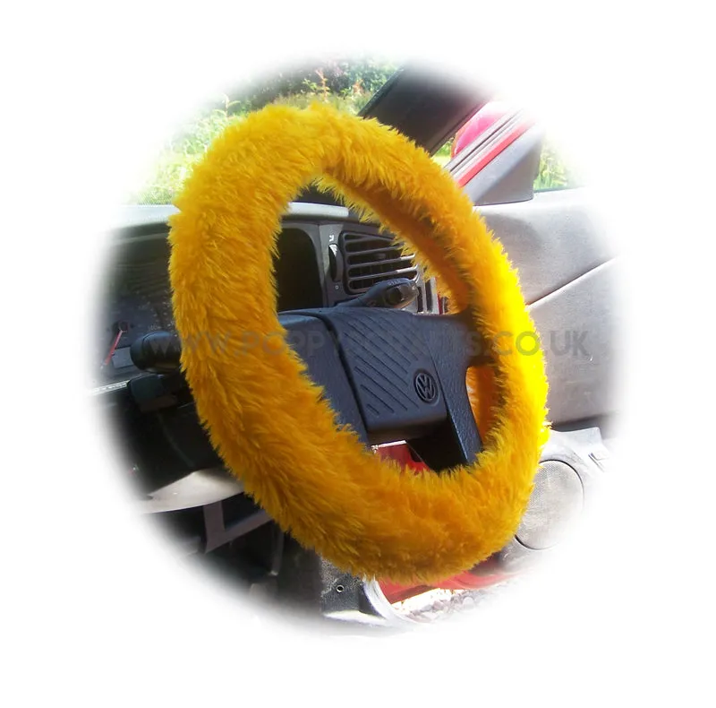 Fuzzy furry steering wheel cover choice of colour's