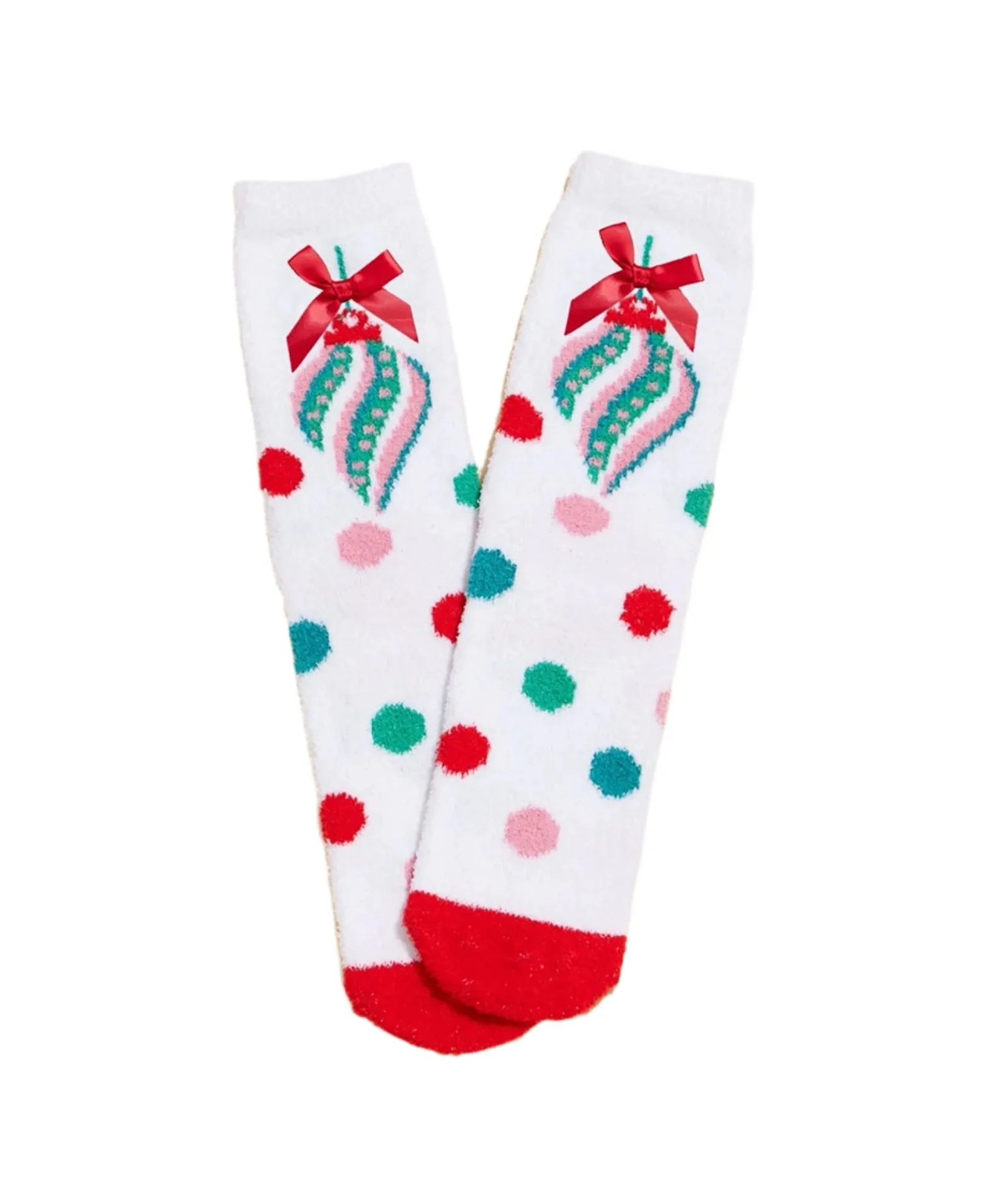 Holiday Fuzzy Socks Ho Ho Nutcracker