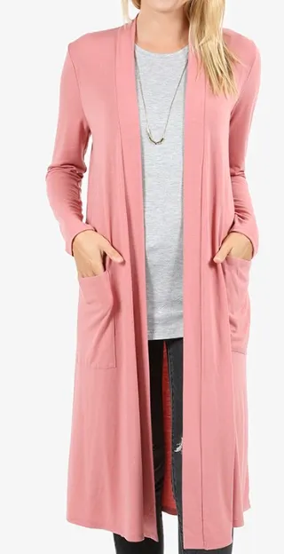 Long Pocket Cardigan