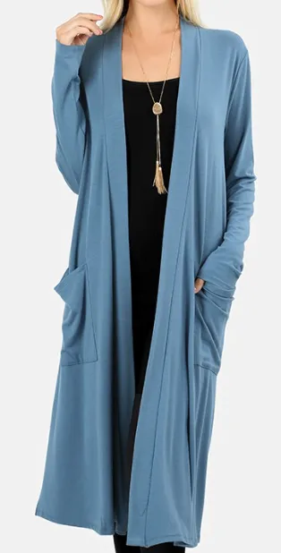 Long Pocket Cardigan