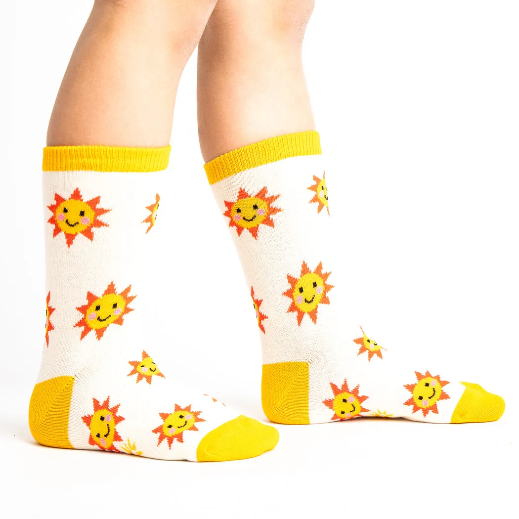 Mellow Mushrooms Kids Crew Sock - 3 Pack