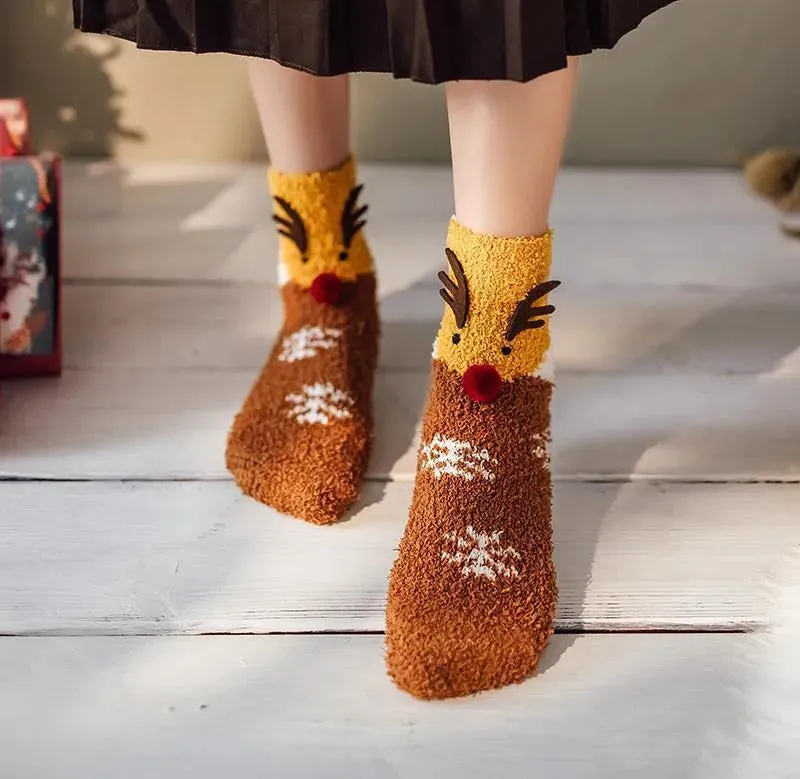 One Box of Fuzzy Christmas Socks | Funny Christmas Socks