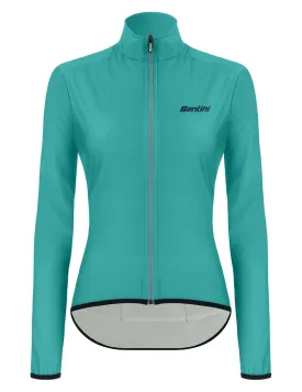 Santini Women's Nebula Puro Wind Jacket - Aqua