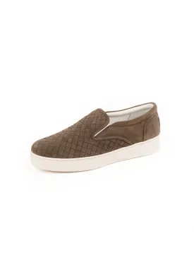 Suede Dodger Slip-On Sneakers - Steel