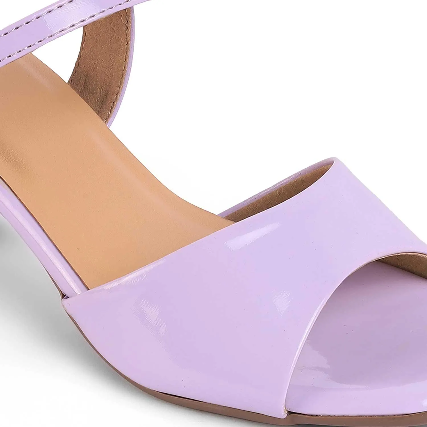 Tresmode Solor Lilac Women's Casual Block Heel Sandals