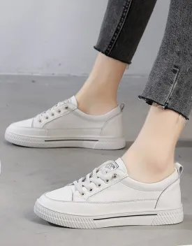 Women's Spring Casual Leather Sneakers